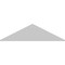 Ekena Millwork Peaked Cap Smooth Architectural Grade PVC Pediment, 58"W x 15-1/2"H x 2"P (Pitch 6/12) PEDPS058X155PKC00 - alternate 2